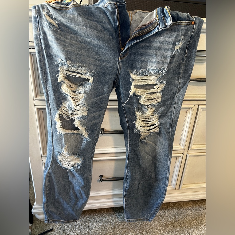 Judy Blue size 16 boyfriend fit stretchy jeans